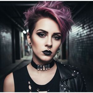 Black Velvet Choker Necklace with Rectangular Faceted Faux Crystals